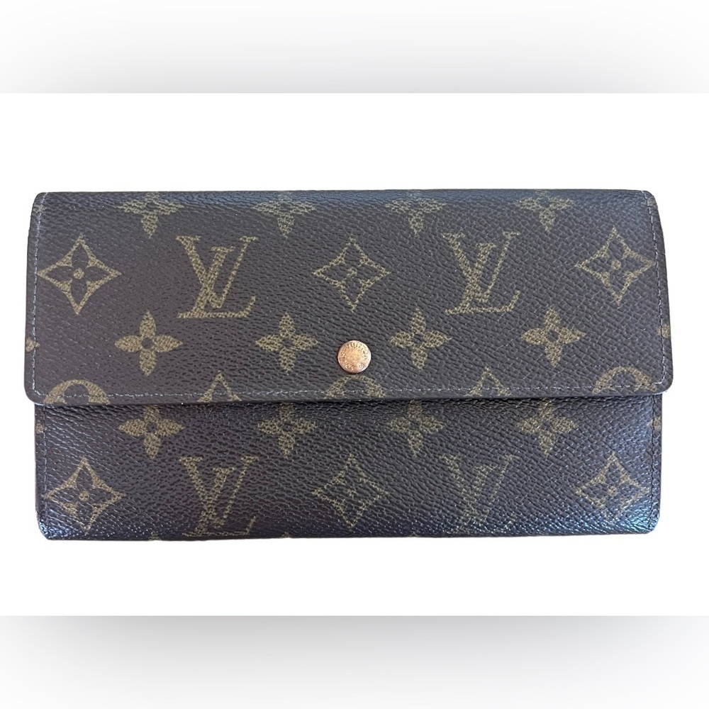 Louis VUITTON Vintage Monogram snap and zip Sarah Wallet - Picture 3 of 14